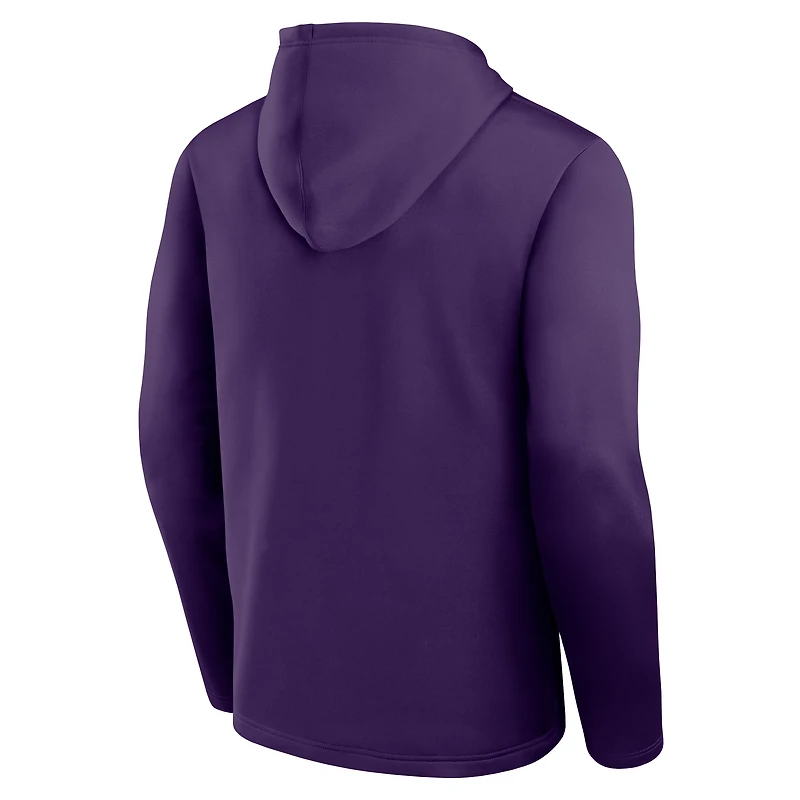 Sweat à capuche violet avec logo Athletic pour homme des Baltimore Ravens Head Start
