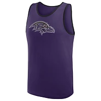 Men's Logo Athletic Purple Baltimore Ravens Unmatched Success Tank Top