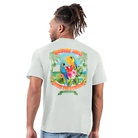 T-shirt gris pour homme Margaritaville Baltimore Ravens Wastin' Away