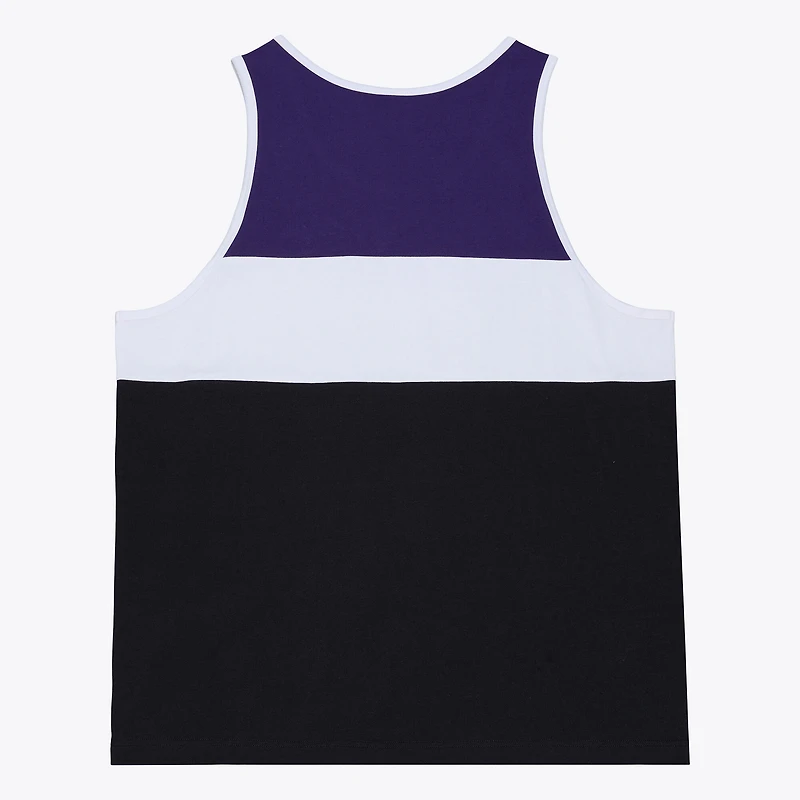 Men's Mitchell & Ness Black/Purple Baltimore Ravens Head Coach Tank Top