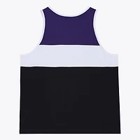 Men's Mitchell & Ness  Black/Purple Baltimore Ravens Head Coach Tank Top