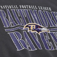 Men's Mitchell & Ness Black Baltimore Ravens Downtown Collection Fleece Sweatshirt