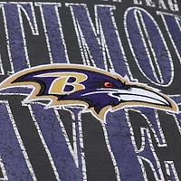 Men's Mitchell & Ness Black Baltimore Ravens Downtown Collection Fleece Sweatshirt