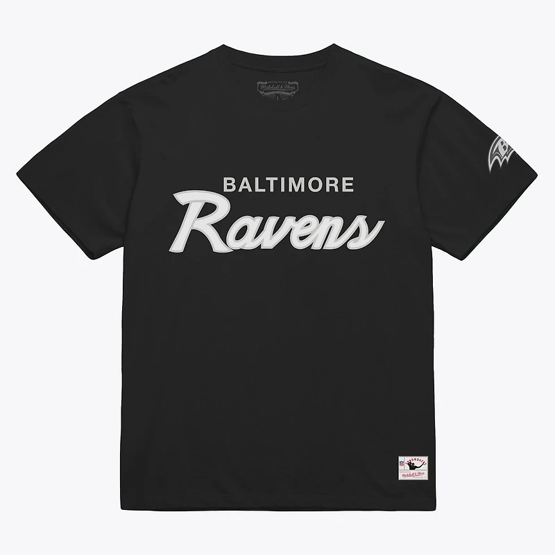 T-shirt classique noir Mitchell & Ness pour homme