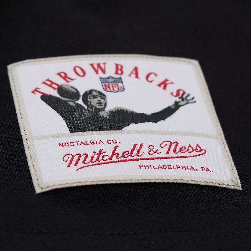 Men's Mitchell & Ness Black Baltimore Ravens Retro Colorblock Tank Top