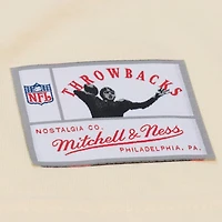 Men's Mitchell & Ness Ray Lewis Cream Baltimore Ravens Sandman Name Number T-Shirt