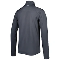 Men's MSX by Michael Strahan Charcoal Baltimore Ravens Half-Zip Pullover