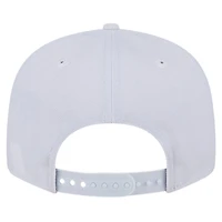 Casquette Snapback 9FIFTY New Era Baltimore Ravens Main blanc sur blanc pour homme