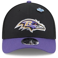 Men's New Era  Black/Purple Baltimore Ravens 2026 NFL Draft 9FORTY M-Crown Adjustable Hat