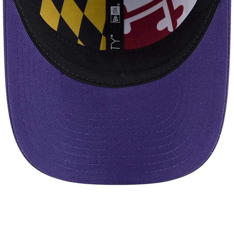 Men's New Era  Black/Purple Baltimore Ravens 2026 NFL Draft 9FORTY M-Crown Adjustable Hat