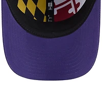 Men's New Era  Black/Purple Baltimore Ravens 2026 NFL Draft 9FORTY M-Crown Adjustable Hat