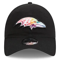Men's New Era  Black Baltimore Ravens 2023 NFL Crucial Catch 9TWENTY Adjustable Hat