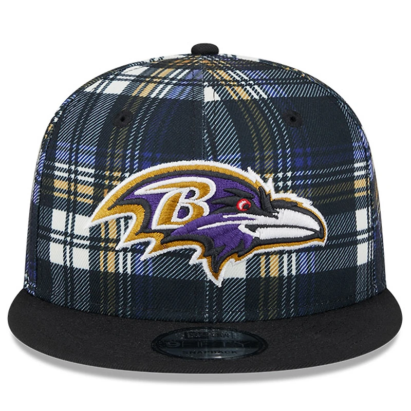 Casquette Snapback 9FIFTY New Era pour hommes des Baltimore Ravens 2024 Sideline Statement noire