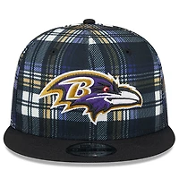 Casquette Snapback 9FIFTY New Era pour hommes des Baltimore Ravens 2024 Sideline Statement noire