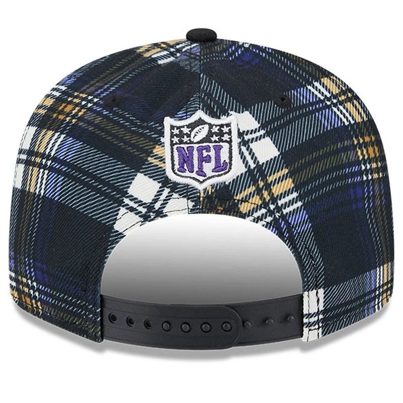 Casquette Snapback 9FIFTY New Era pour hommes des Baltimore Ravens 2024 Sideline Statement noire