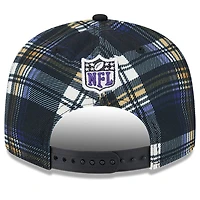 Casquette Snapback 9FIFTY New Era pour hommes des Baltimore Ravens 2024 Sideline Statement noire