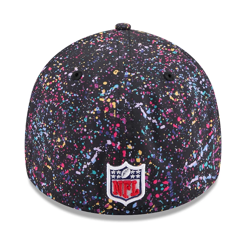 Casquette New Era noire Baltimore Ravens 2025 NFL Crucial Catch 39THIRTY Flex pour homme