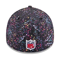 Casquette New Era noire Baltimore Ravens 2025 NFL Crucial Catch 39THIRTY Flex pour homme
