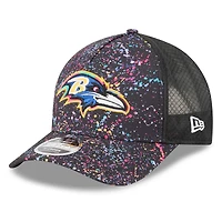 Casquette ajustable 9FORTY NFL Crucial Catch 2025 des Baltimore Ravens de New Era pour homme, noire