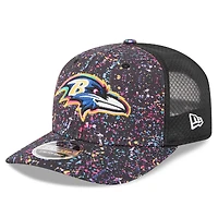 Men's New Era Black Baltimore Ravens 2025 NFL Crucial Catch 9SEVENTY Adjustable Hat