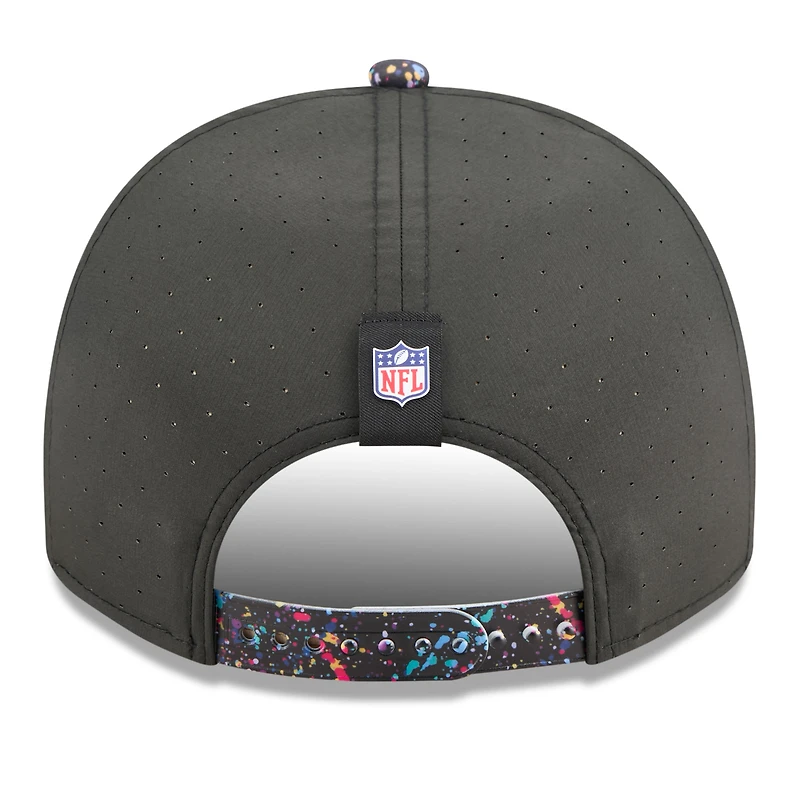 Casquette snapback 9FIFTY Crucial Catch NFL 2025 New Era noire pour homme