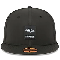 Men's New Era Black Baltimore Ravens 2025 Sideline 59FIFTY Fitted Hat