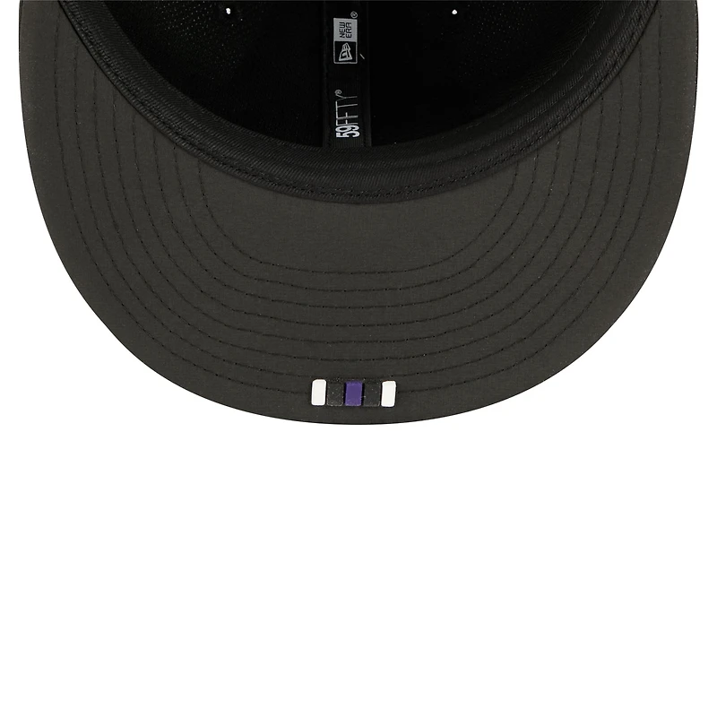 Men's New Era Black Baltimore Ravens 2025 Sideline 59FIFTY Fitted Hat