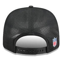 Men's New Era  Black Baltimore Ravens 2025 Sideline 9SEVENTY Adjustable Trucker Hat