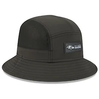 Bob noir New Era pour homme Baltimore Ravens 2025 Sideline