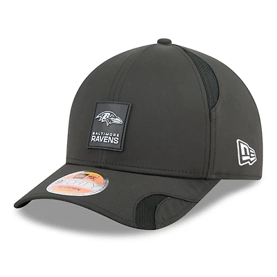 Casquette ajustable M-Crown 9FORTY noire New Era pour homme, édition 2025 des Baltimore Ravens