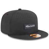 Casquette snapback 9FIFTY noire New Era Baltimore Ravens 2025 pour homme