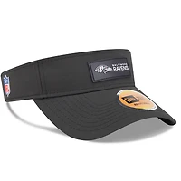 Visière noire New Era pour homme Baltimore Ravens 2025