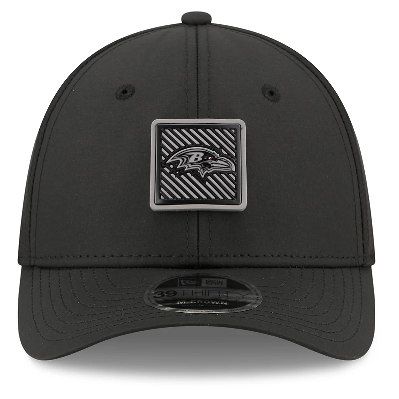 Men's New Era  Black Baltimore Ravens 2026 NFL Training Camp 39THIRTY Flex Hat