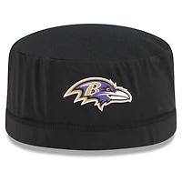 Casquette Skully noire New Era Baltimore Ravens 2026 NFL Training Camp pour homme