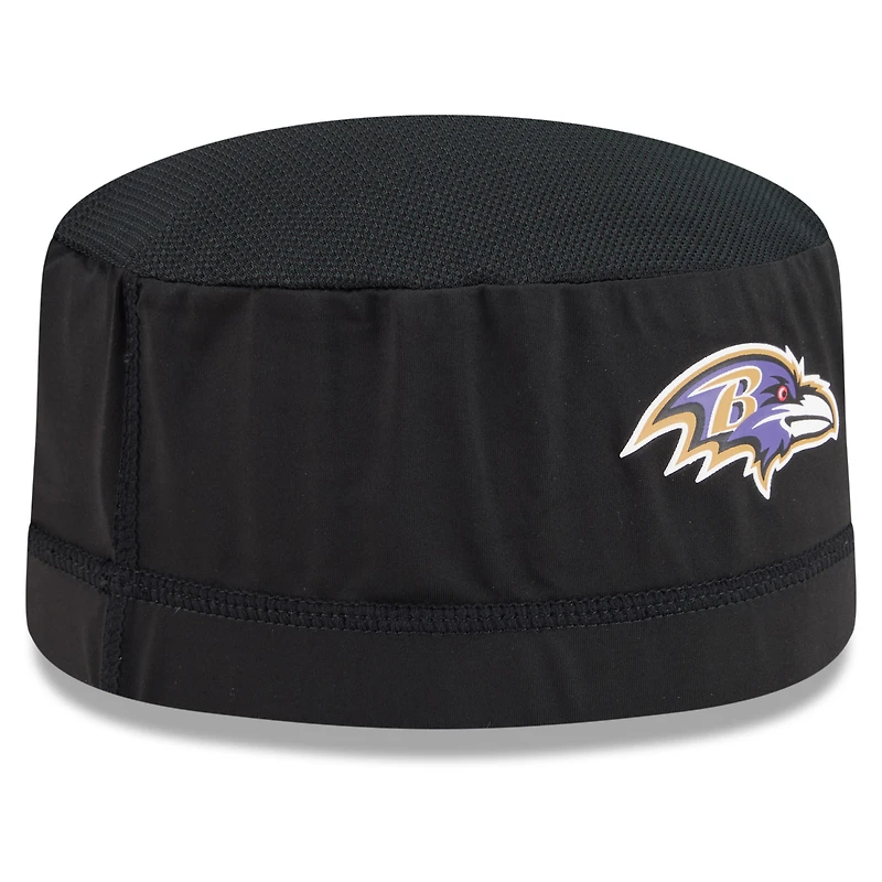 Casquette Skully noire New Era Baltimore Ravens 2026 NFL Training Camp pour homme