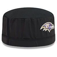 Casquette Skully noire New Era Baltimore Ravens 2026 NFL Training Camp pour homme