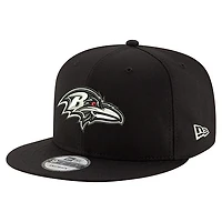 Men's New Era  Black Baltimore Ravens 30th Anniversary 9FIFTY Snapback Hat