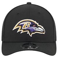 Casquette ajustable New Era noire Baltimore Ravens 30e anniversaire A-Frame 9FORTY pour homme