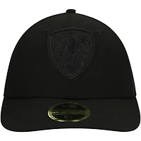 Men's New Era Black Baltimore Ravens on Low Profile 59FIFTY II Fitted Hat
