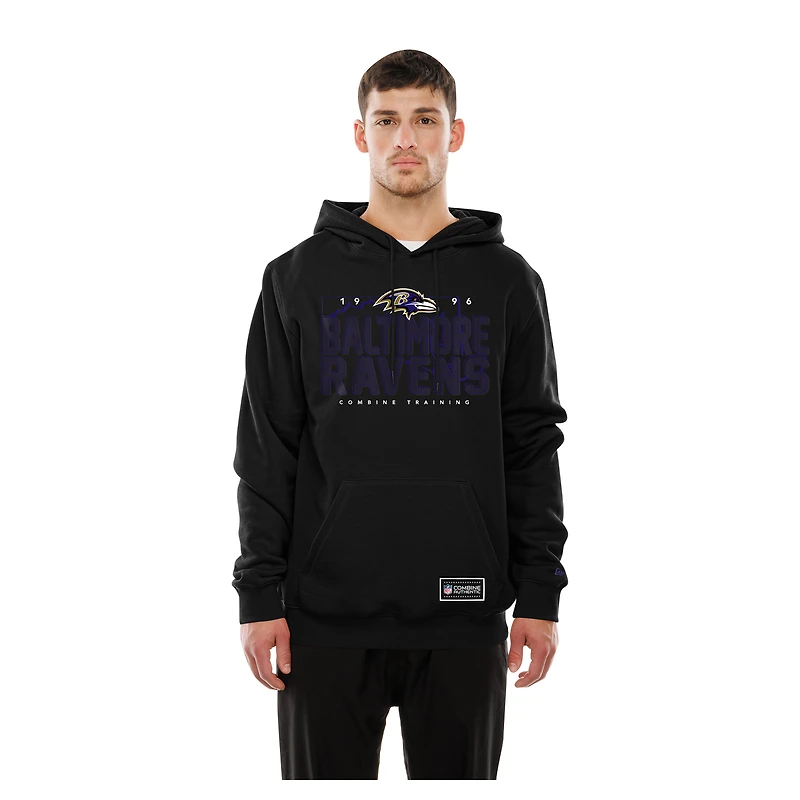 Men's New Era Black Baltimore Ravens Combine Authentic Local State Hoodie