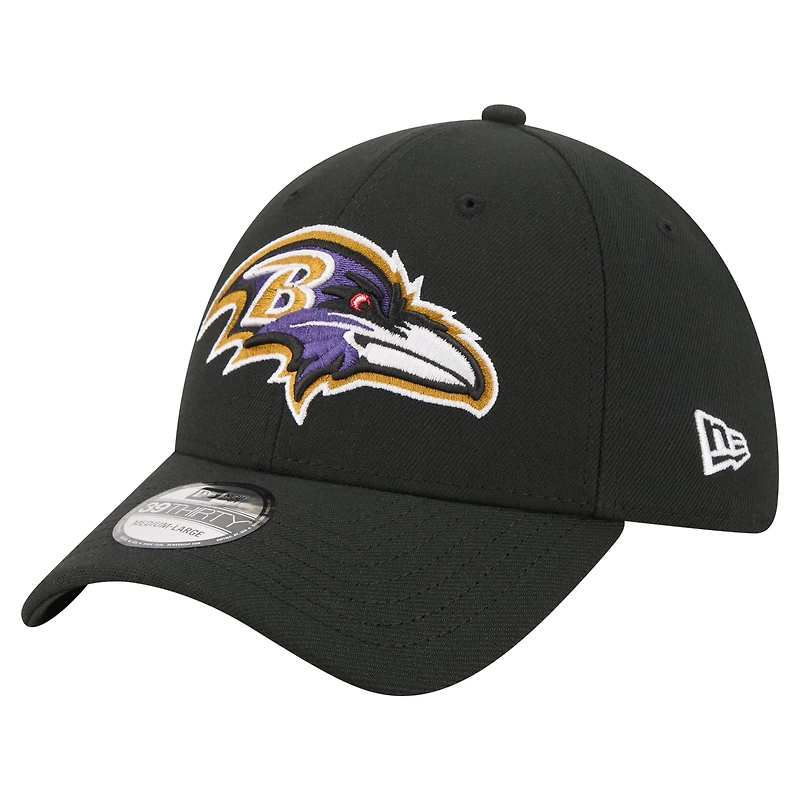 Casquette New Era violette Baltimore Ravens Core Team 39THIRTY Flex pour homme
