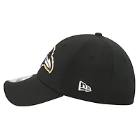 Casquette New Era noire pour homme Baltimore Ravens Core Team 39THIRTY Flex