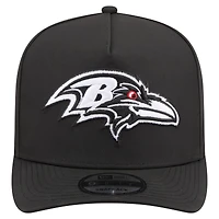 Men's New Era  Black Baltimore Ravens Gore-Tex A-Frame 9FIFTY Adjustable Hat