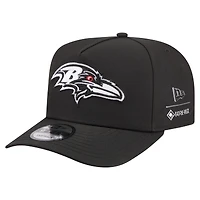 Men's New Era  Black Baltimore Ravens Gore-Tex A-Frame 9FIFTY Adjustable Hat