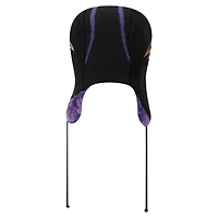 Men's New Era Black Baltimore Ravens Helmet Head Trapper Knit Hat