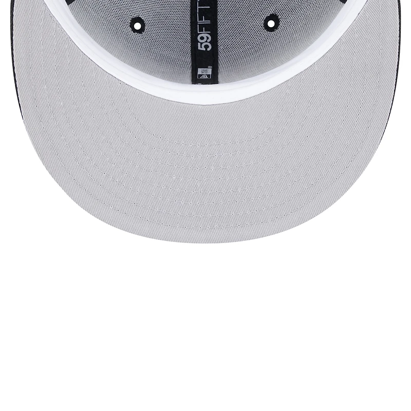 Men's New Era Black Baltimore Ravens  Main Patch 59FIFTY Fitted Hat