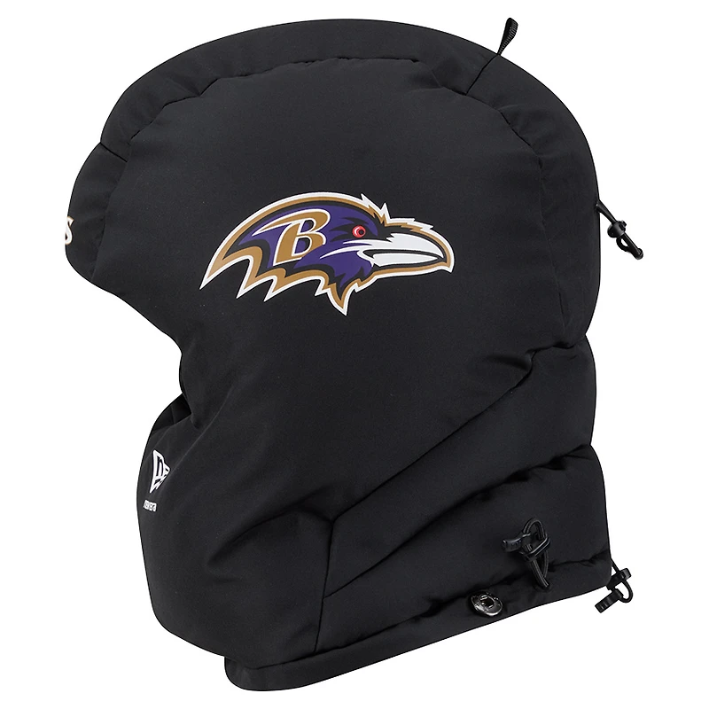 Men's New Era Black Baltimore Ravens Puffer Balaclava