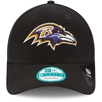 Casquette ajustable The League 9FORTY Black Baltimore Ravens pour homme New Era pour homme Ravens Raven
