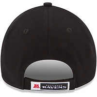 Casquette ajustable The League 9FORTY Black Baltimore Ravens pour homme New Era pour homme Ravens Raven