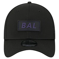 Casquette 39THIRTY Flex noire New Era pour homme des Baltimore Ravens